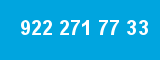922 271 77 33 922 271 77 33